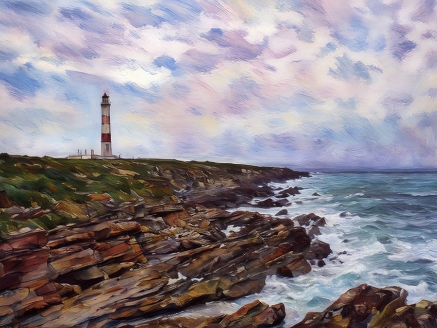 Digital Download of Picture Scottish Lighthouse East Coast 