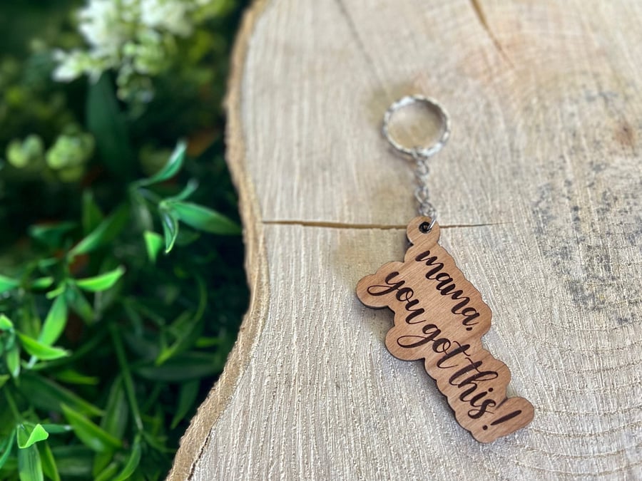 LPakin Mom Keyring - Home is where Mum is - Mum gifts
