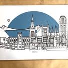 Perfectly Imperfect Bristol Skyline Art Print