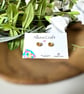 Little Gold Mirror Acrylic Stud 