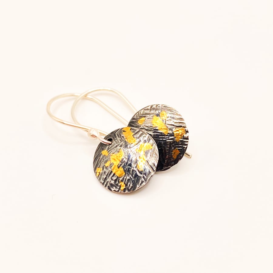 Keum Boo Silver Earrings Drop 