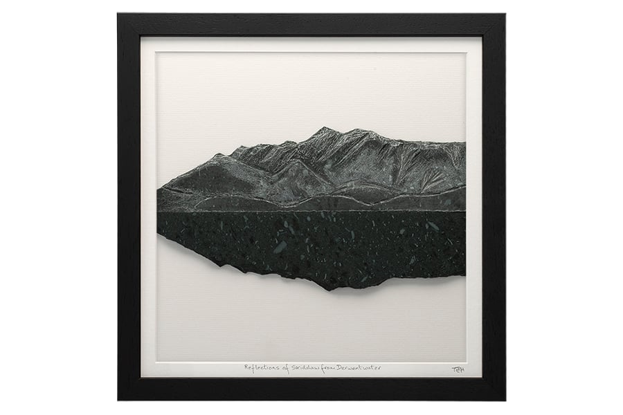 Reflections of Skiddaw from Derwentwater