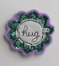 Set of 5 Embroidered Felt Pocket Hugs - Image 3