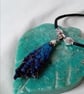 Blue Aura  Black Kyanite Necklace - Image 3