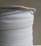 5 metres 6mm Flat White Elastic - Image 2