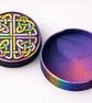 Celtic Knot Coaster Set with Holder, 3D Printed Drinks Coasters, 100 mm - Image 3