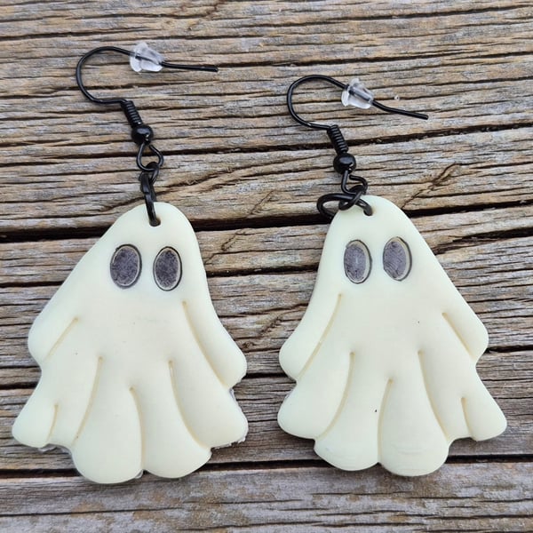 Spooks Halloween Earrings Ghost Spooky