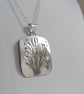  Sterling Silver Pendant Necklace 'Undersea World' with Kelp Forest and Dolphin - Image 3