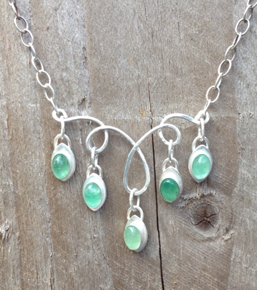 Shimmering Emerald necklace