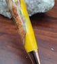 Wood & resin pen. - Image 3