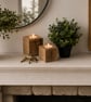 Set of 2 Wooden Tealight Holders - Upcycled Smooth Reclaimed Pallet Blocks - Image 7