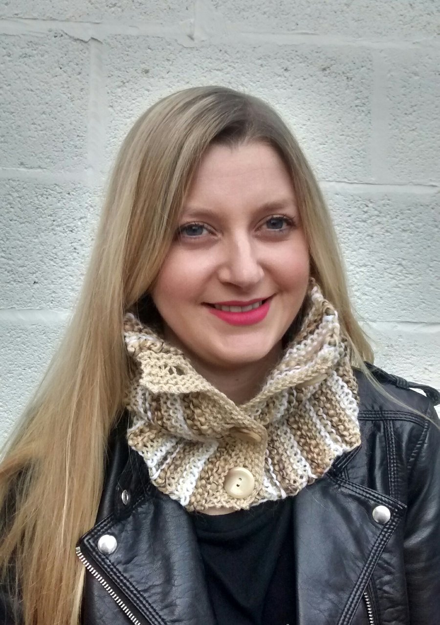 Camel and Beige Scarf