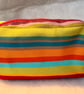 Vibrant stripes - Medium boxy zipper pouch - Image 2