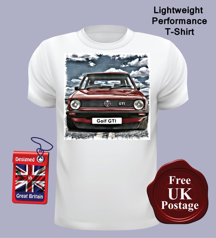 VW Golf MK1 GTI T Shirt, Mens T Shirt, Choose Your Size