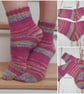 Hand knitted women socks, Wool knit socks, Made to order socks, Gift for her - Image 3