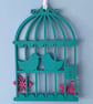 Hanging MDF Birdcage Decoration - Image 3
