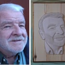 Commissioned stoneware portraits on demand