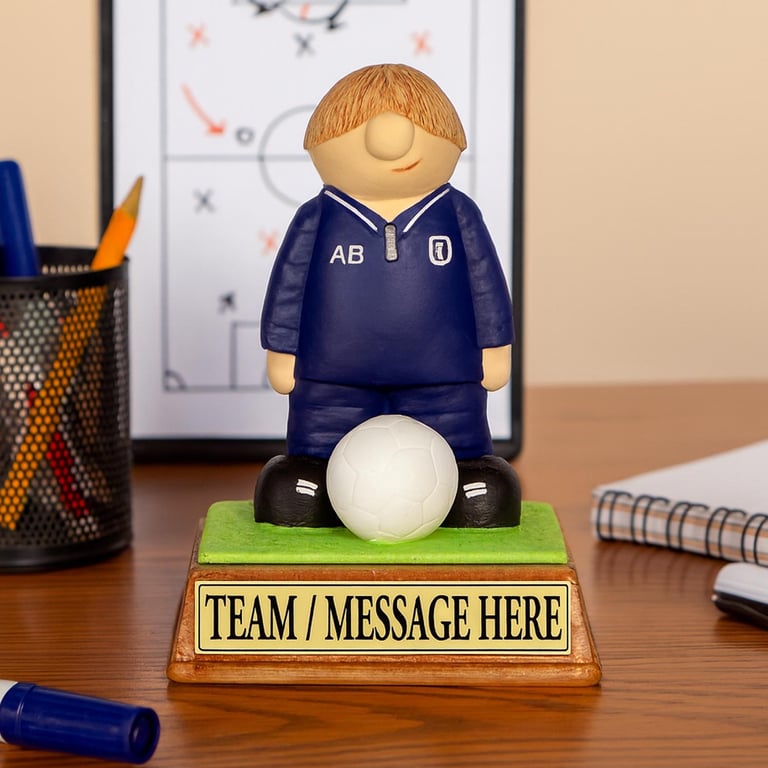 Football Manager Coach Gift - Personalised. Birthday Retirement Thank You Team