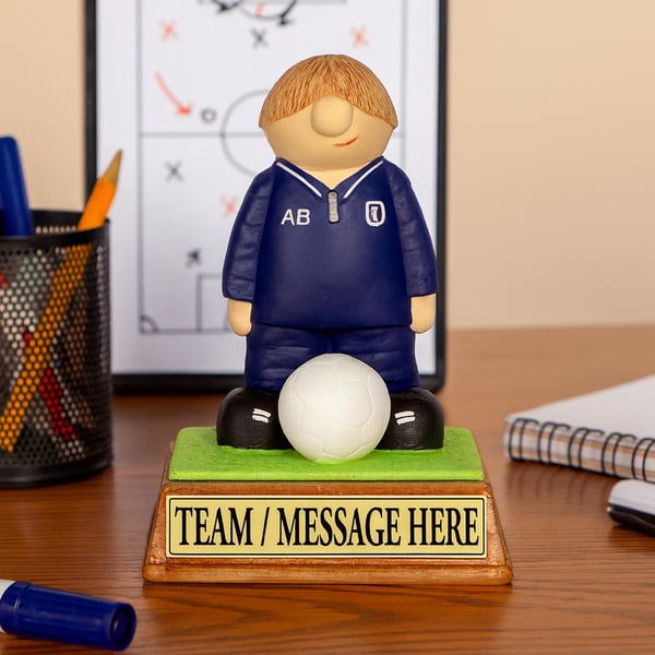 Football Manager Coach Gift - Personalised. Birthday Retirement Thank You Team