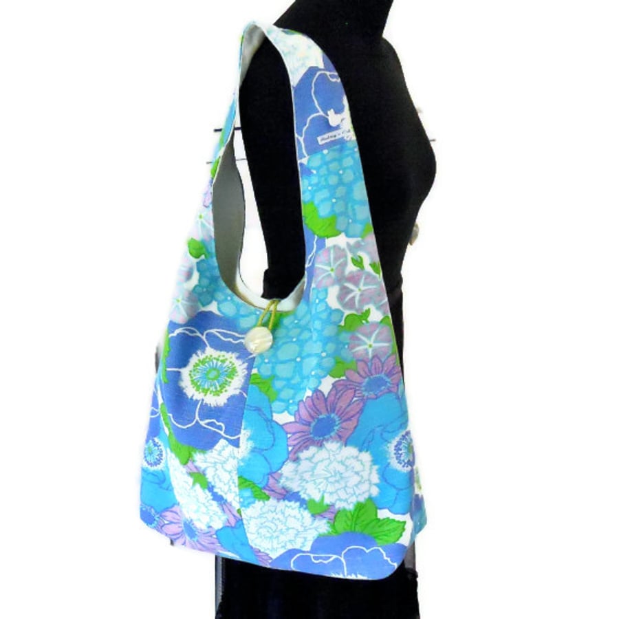 SALE Vintage Fabric Boho bag