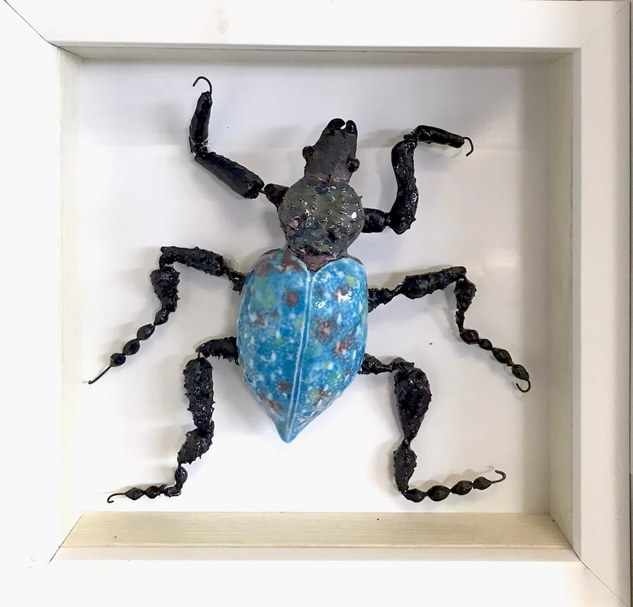 Ceramic Porcelain Bug Beetle - Penelope