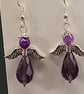 Purple Angel Earrings - Image 2