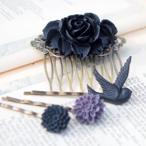 Hair Comb & Bobby Pin Set