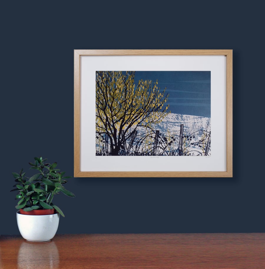 Image of Winter Hazel original screen print - Super Seconds Festival