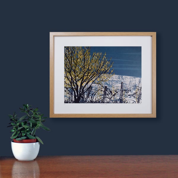 Winter Hazel original screen print - Super Seconds Festival