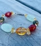 Gemstones Carnelian, Citrine and Aventurine Bracelet - Image 1