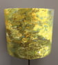 Yellow Abstract 50s 60s Hans Juda Vortex VIntage fabric Lampshade option - Image 4