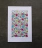 Individually Hand Crafted Textile Blank Card - Image 2