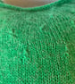 Hand knitted lightweight Wool Mohair Silk jumper size M bust 36 - Image 6