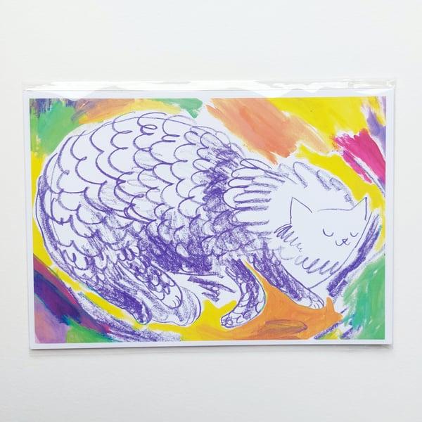 A5 Rainbow cat