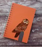Tawny Owl Wire Bound Notebook - Image 1