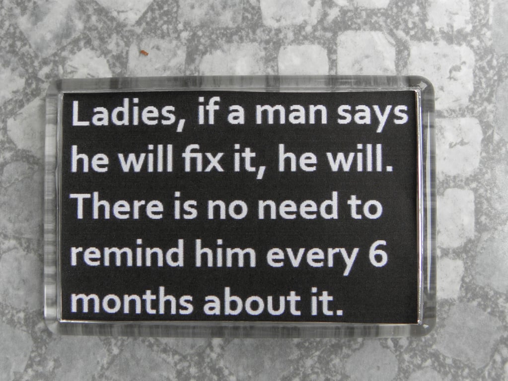 Man Will Fix It Magnet