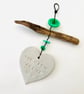 Driftwood Love heart hanger, pottery, gift idea, birthday, unique pottery  - Image 5