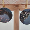 Starry night polymer clay  earrings