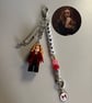 Wanda Maximoff Scarlet Witch inspired handmade keychain