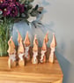 Handmade Medium Wooden Gnome - Image 3