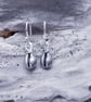 Cowrie Shell Grotie Buckie Drop Earrings