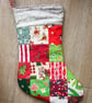 Summer Seconds - Christmas stocking - patchwork print - Image 1