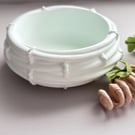 Mint Green Bird Nest Decorative Bowl - Home Decor