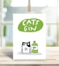 Cats and gin card - Image 2