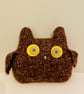  Summer Seconds Knitted  brown owls with  button eyes - Image 7