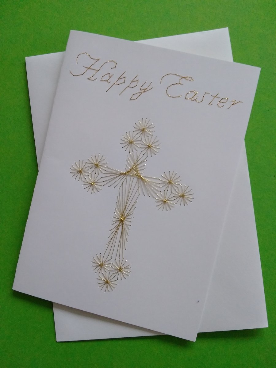 Cross Easter Card.
