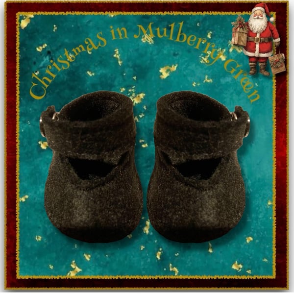 Reserved for Beverly - Plain Black Mary Jane Shoes