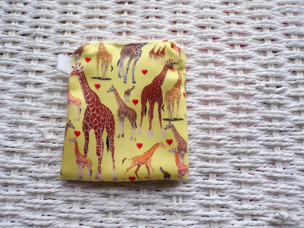 Giraffe Purse or Card Holder 