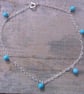 Sterling Silver and Turquoise Bracelet  - Image 2