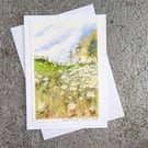 Daisies. Blank Card. Original Painting. 260173